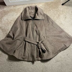 Calvin Klein Wool Cape Jacket Size Small